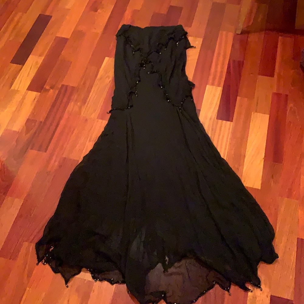 Roberto Cavalli Strapless black dress